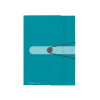 herlitz doska s gumičkou easy orga to go, A4, PP, Color-Blocking - Caribbean Turquoise
