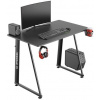 Herný stôl ULTRADESK Enter V2 čierny (UDESK-EN-BK)