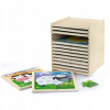 Interaktivny stolik pre deti - Drevená Puzzle Viga hračky 12 Board V Stand (Interaktivny stolik pre deti - Drevená Puzzle Viga hračky 12 Board V Stand)