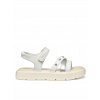 Geox detské sandále z ekologickej kože, biela farba veľkosť 31