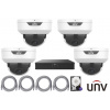 8MPx IP kamerový set UNIVIEW 4+1 (dome)