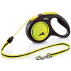 Vodítko Flexi New neon M lanko 5m/20kg neon