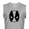 Pánské tričko Deadpool, Barva Tmavý melír, Velikost 4XL Bezvatriko.cz 0130