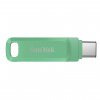 SanDisk Flash Disk 64GB Ultra Dual Drive Go, USB-C 3.2, Zelená SDDDC3-064G-G46AG