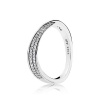 Prsteň PANDORA Elegantné vlny PAN197136CZ-50