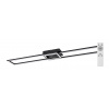 Rabalux SMART WIFI Čierne stropné LED svietidlo Nefertum 1020mm 38W CCT s DO 71004