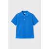 Detská bavlnená polokošeľa Mayoral 150.5A.Mini.PPY2 modrá 98