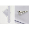 C8D724 Set TIE Karty Silver One Veľkosť AA2 (24C8D7 Sett kravata strieborná jedna veľkosť)