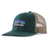 Šiltovka Patagonia P-6 Logo Trucker Hat cascade green 24/25 - Odosielame do 24 hodín