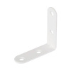Spojovací uholník 50x50x15 mm biely 1 ks