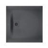 Duravit Sustano - Sprchová vanička, 90x90 cm, DuraSolid, matná tmavosivá 720271650000000
