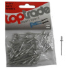 TOPTRADE nity hliníkové, balenie 50 ks, 4 x 14 mm