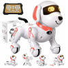 INTERAKTÍVNY ROBOT PES DIAĽKOVO OVLÁDANÝ HLASOM PILOT PRÍKAZY ZVUK