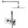 Sapho RHAPSODY podomítkový sprchový set s termostatickou baterií, 2/3 výstupy, chrom
