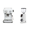 Ascaso Dream ONE, Cloud White + Eureka Atom W 75, white