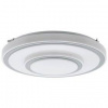 LED stropné svietidlo Eglo Pedroza, okrúhle (75655) strieborné/biele
