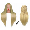 Cvičná kadernícka hlava Alica Blond 60cm