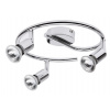 Halogénové bodové reflektorové stropné svietidlo 3x GU10 Chrome Classic Norton 6048 Rabalux