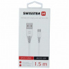 Swissten 71504300 USB/Micro USB, 1,5m, bílý