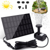 Čerpadlo NRealher 1,8 W 501 - 1000 l/h (SOLÁRNA FONTÁNA SOLÁRNE ČERPADLO RYBNÍKOVÉ ČERPADLO FONTÁNOVÉ ČERPADLO DO ZÁHRAD)