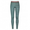 Ortovox 185 Rock'N'Wool Long Pants W arctic grey M; Zelená kalhoty