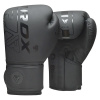 RDX box rukavice F6, čierne matné