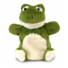 Plyšová žabka na bábkové divadlo The Glue Pots Frog Puppet Histoire d’ Ours zelená 24 cm od 0 mes HO3373