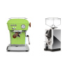 Ascaso Dream PID, Fresh Pistachio + Eureka Mignon Specialita, CR chrome