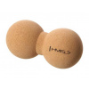 Korkový dvojitý masážní míč HMS BLW02 - Lacrosse Ball