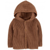 CARTERS CARTER'S Sveter s kapucňou Brown neutrál 12m