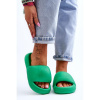 Zelené masívne šľapky pre dámy, CK258 GREEN__25431-36