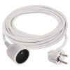 Predlžovací kábel 7 m / 1 zásuvka / biely / PVC / 1 mm2 Emos P0117