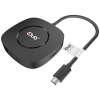 club3D CSV-1550 USB-C® (USB 3.1) MultiPort húb čierna; CSV-1550