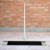 Zmeták portviš drevený 80 cm s kovaním, násada 140 cm