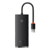 Baseus Lite Series 4-Port HUB (USB-A na 4xUSB-A 3.0) 0,25m čierny (WKQX030001)