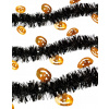 GIRLANDA DYNE 3 M ČIERNA HALLOWEENSKA HALLOWEEN ČIERNA TEKVICA ORANŽOVÁ