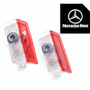 LED projektor Logo HD+ Premium Mercedes W212 W213 W205 GLE GLC GLA A trieda