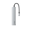 iSTYLE PLB by Epico Hliníkový 8K HUB 6v1 s konektorom USB-C iSTYLE - strieborný