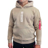 Alpha Industries ALPHA PP Hoody pánska mikina vintage sand Veľkosť: M, Farba: hnedá, piesková