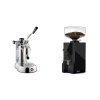 La Pavoni Stradivari Professional Lusso + Eureka Mignon Silenzio 55, BL black