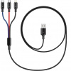 CONNECT IT Wirez 3v1 (1.2m) Black CCA-2051-BK