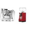 Rocket Espresso R NINE ONE + Eureka Mignon Specialita, CR ferrari red