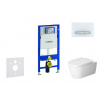 Geberit Duofix Modul na závesné WC s tlačidlom Sigma50, alpská biela + Duravit ME by Starck - WC a doska, Rimless, SoftClose 111.300.00.5 NM8