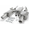 TATechnix Duplexný nerezový výfuk 1x100mm Audi A4 B7 Avant (8ED)