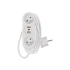 Predlžovací prívod 2 zásuvky 1,4m EMOS P0211E USB