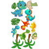 CUKROVÁ TLAČ jedlý obrázok na tortu Cukrová hmota JURASSIC PARK DINOSAURY SET