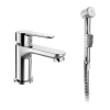 Umývadlová stojanková batéria, SOLID+, bez výpusti s bidet.sprchou