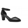 Dámske čierne lodičky Tamaris na podpätku