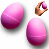 2x JAJKO HRKÁLKA RUŽOVÁ, hudobné vajíčka maracas, egg shaker
