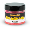 Mikbaits Mini boilies v dipe 50ml 6-8mm Jahoda
